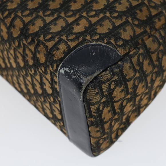 Christian Dior Trotter Canvas Hand Bag Navy Auth rd5259 - Picture 14 of 16